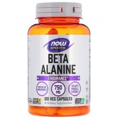 Beta Alanine 750mg 120 vcaps
